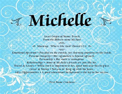 namenstag michelle|Michelle Name Meaning: Origin, History, and。